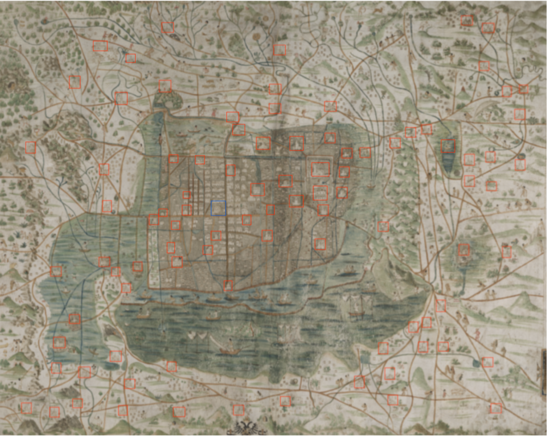Santa Cruz Map, ca. 1550. The original document is housed at Uppsala University Library, Swe-den. Online source.