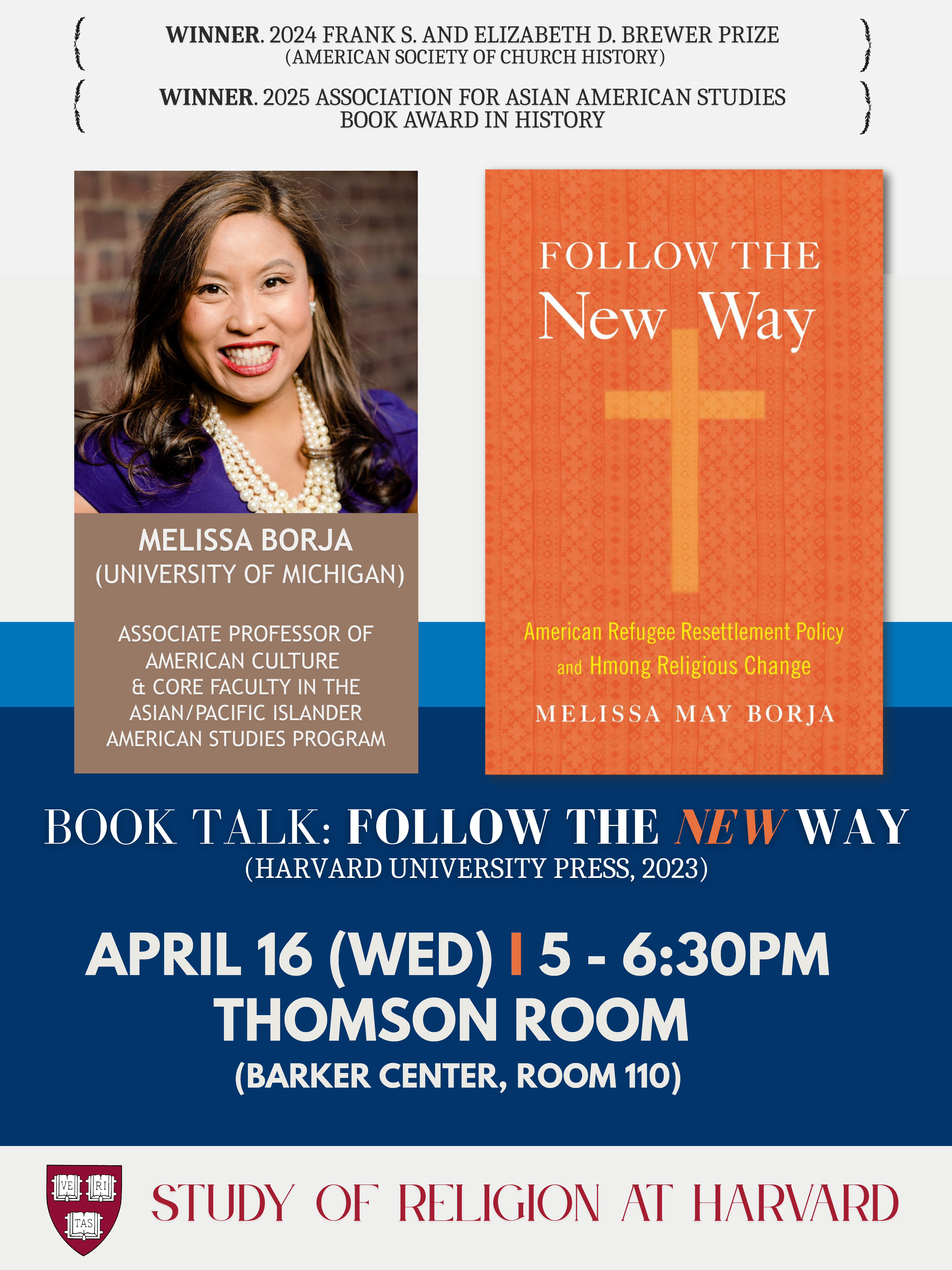 Event Poster Book Talk with Melissa Borja