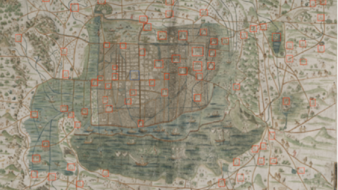Santa Cruz Map, ca. 1550.