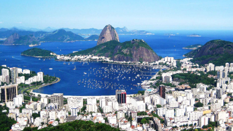 Areal view of Rio de Janeiro