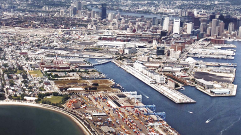 Areal View of Boston