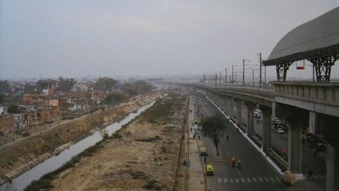 Image of New Delhi's road infrastructure