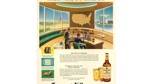 1940s Canadian Advertisement for Seagram's